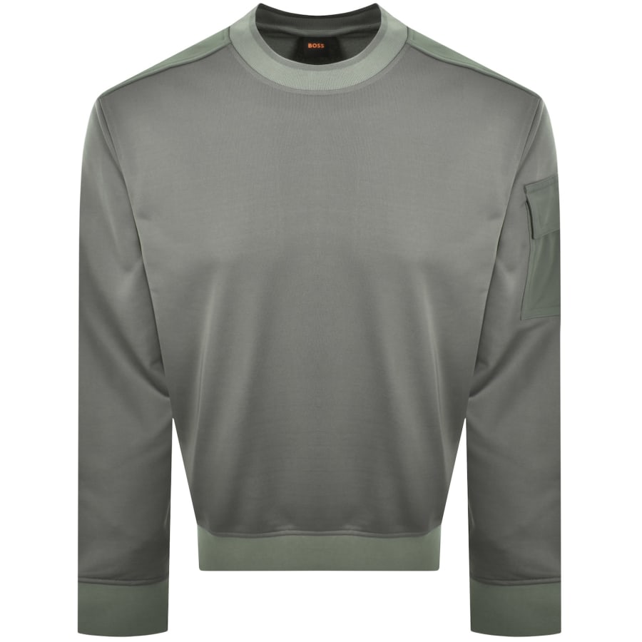 BOSS We Functional Sweatshirt Grey | Mainline Menswear gb